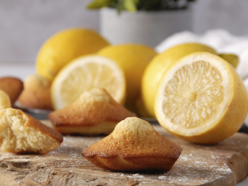 Madeleines au citron