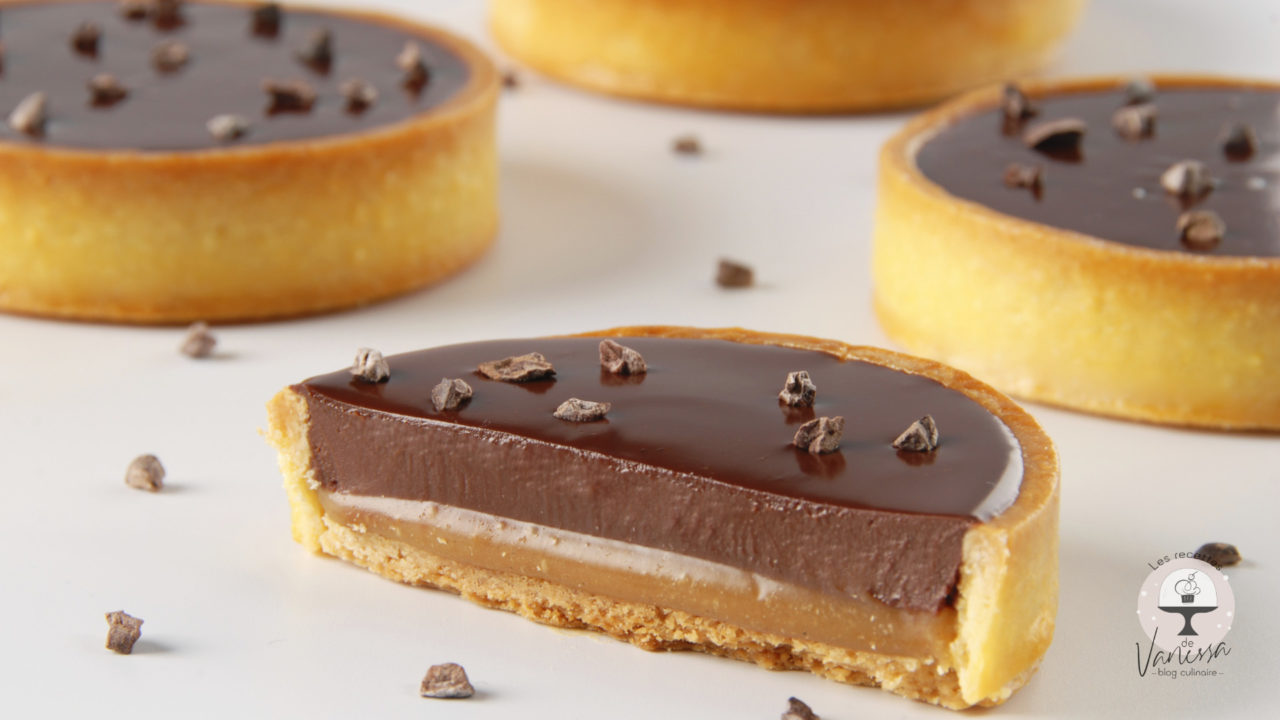 Tarte Chocolat Caramel Les Recettes de Vanessa