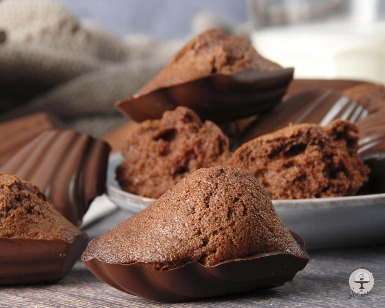 Madeleine au Chocolat recette facile - Les Recettes de Vanessa