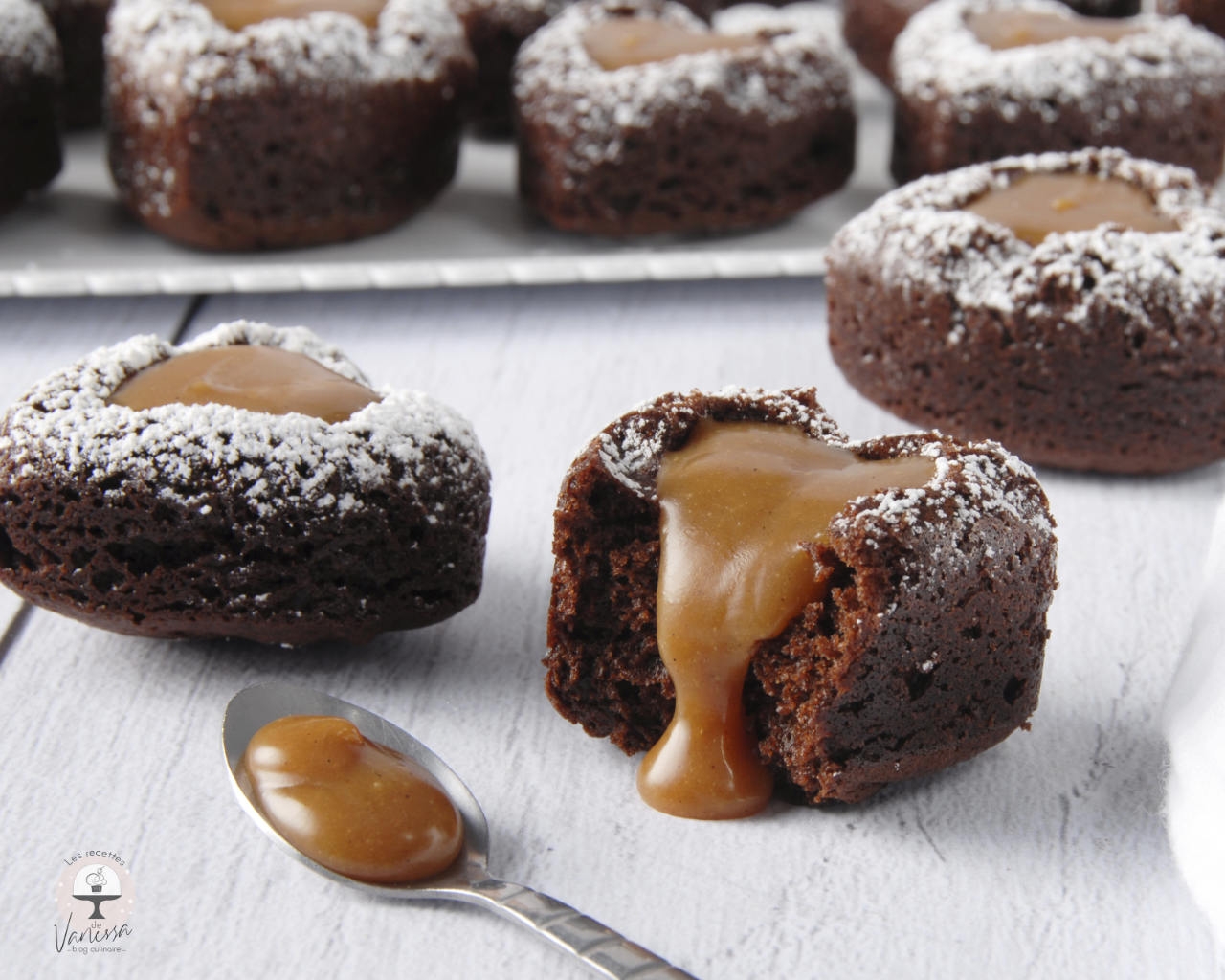 Muffins Chocolat Caramel Beurre Salé - Les Recettes de Vanessa