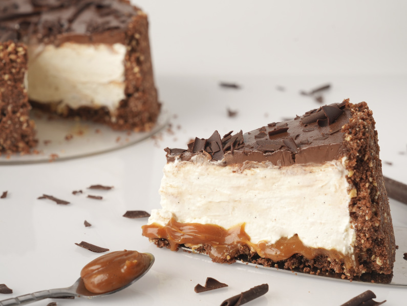 Cheesecake Vanille Caramel et Chocolat