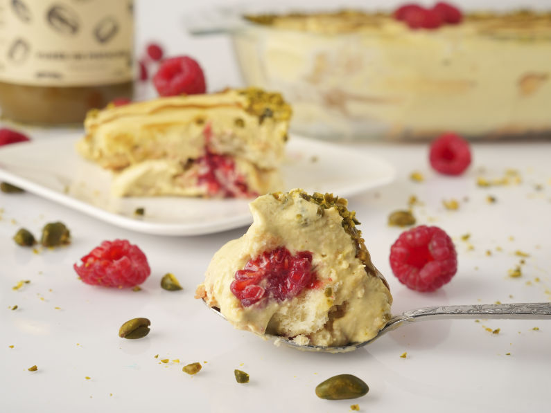 Tiramisu Pistache Framboises