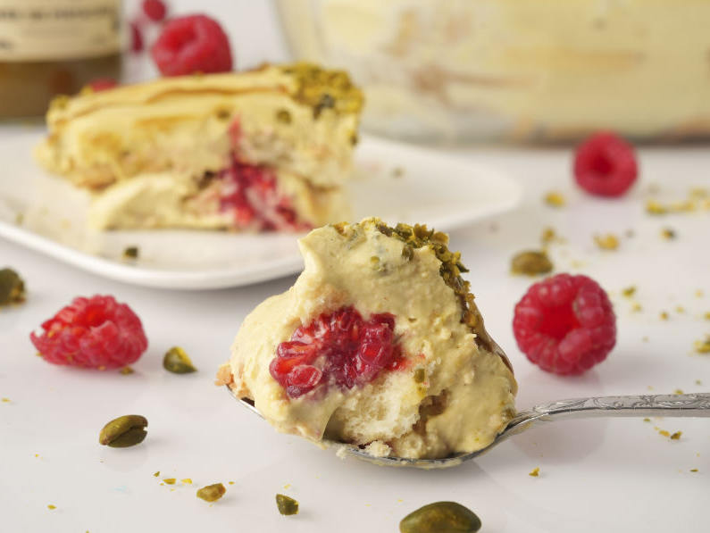 Tiramisu Pistache Framboises