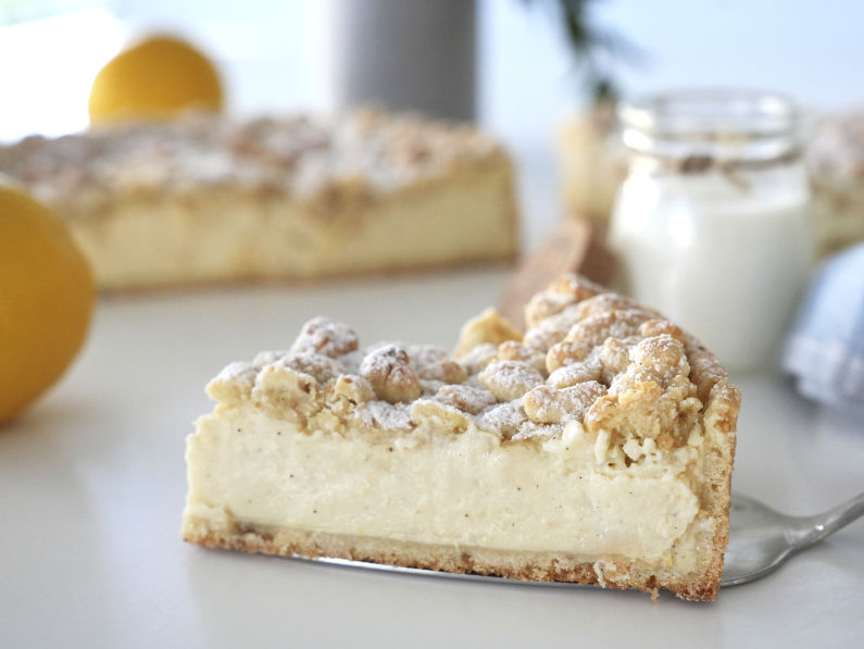 Tarte Crumble Citron/Noisettes