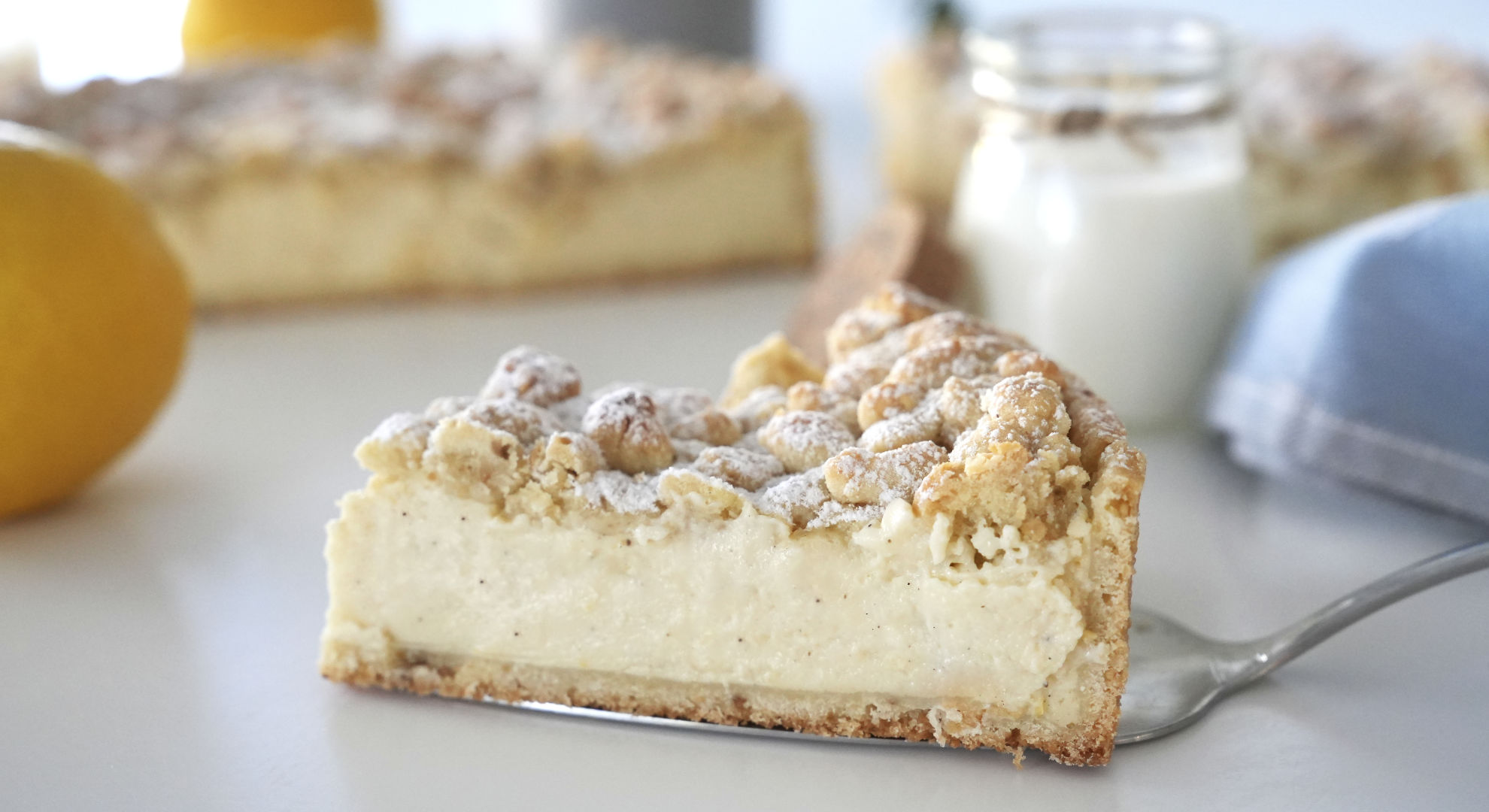 Tarte Crumble citron noisettes_Recettes de vanessa Tarte Crumble citron noisettes_Recettes de vanessa