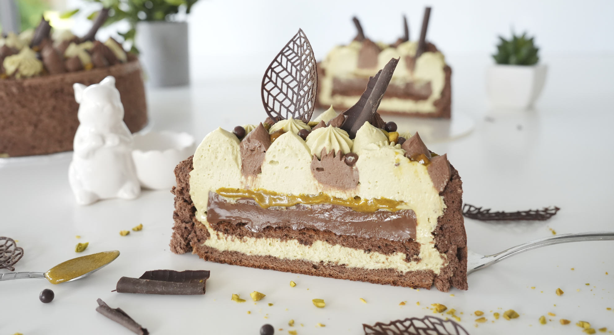 Charlotte Pistache Chocolat_Recettes de Vanessa Charlotte Pistache Chocolat_Recettes de Vanessa