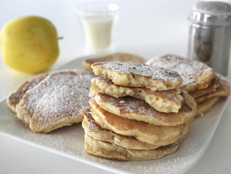 Pancake aux pomme rapide