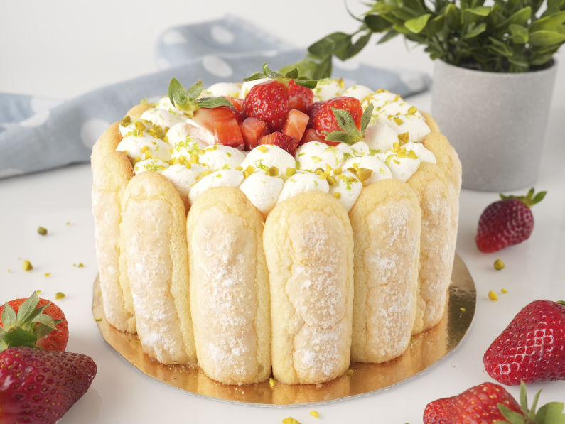 Charlotte Facile Fraises Vanille